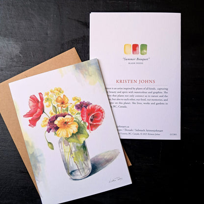 Summer bouquet - Greeting Card
