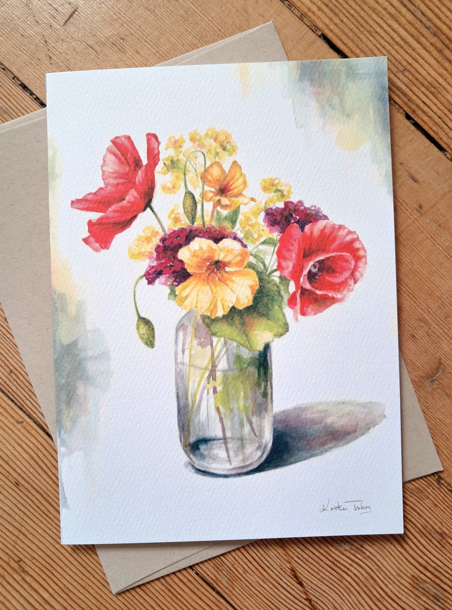 Summer bouquet - Greeting Card