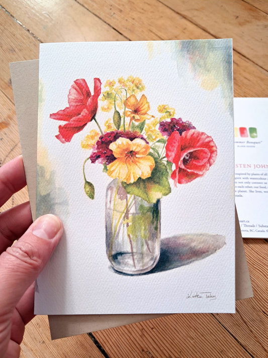 Summer bouquet - Greeting Card