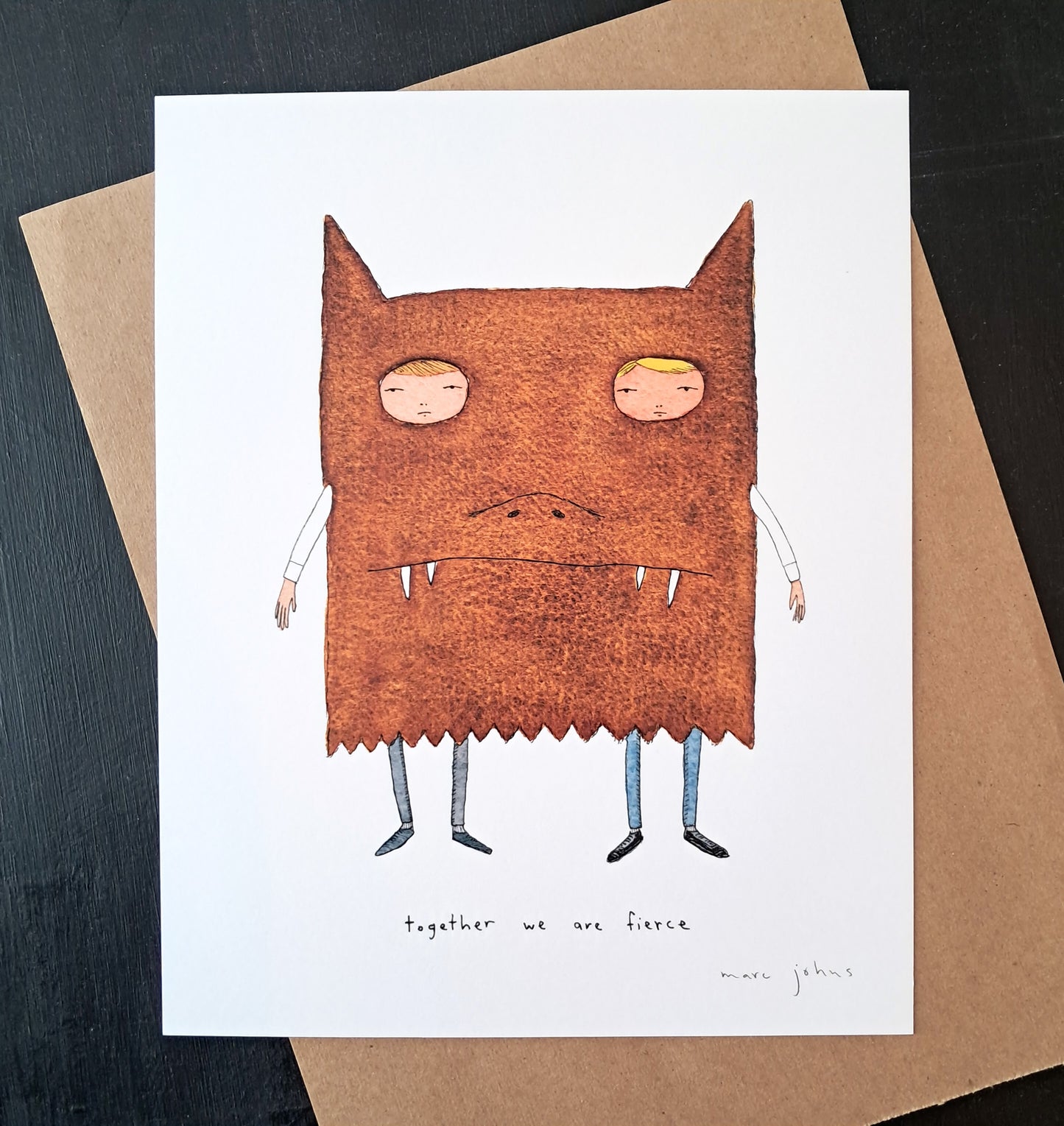 together we are fierce - Art Print