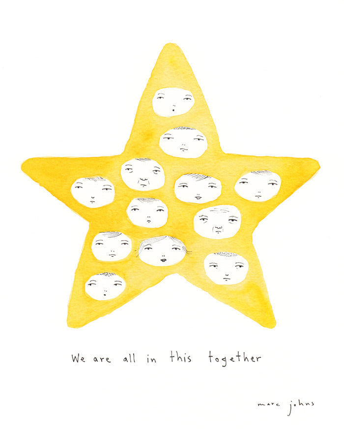 we are all in this together - Art Print