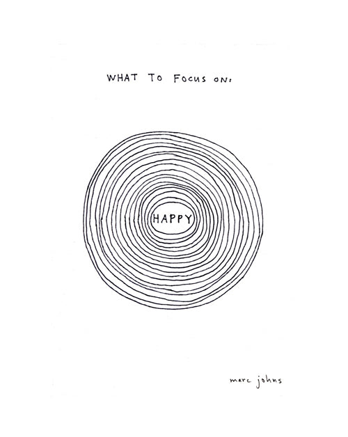 What to focus on - Art Print