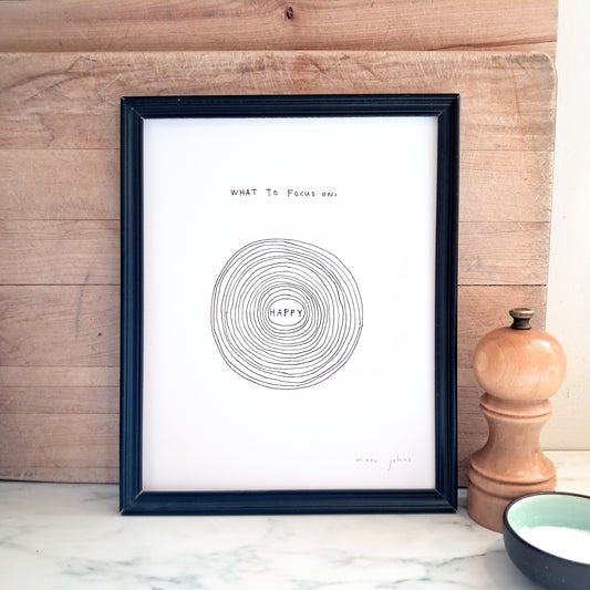 What to focus on - Art Print
